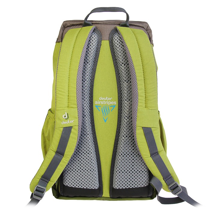 Рюкзак молодежный эргоном.спинка на кулиске с замком Deuter 46*26*19 Walker 16 зелёный