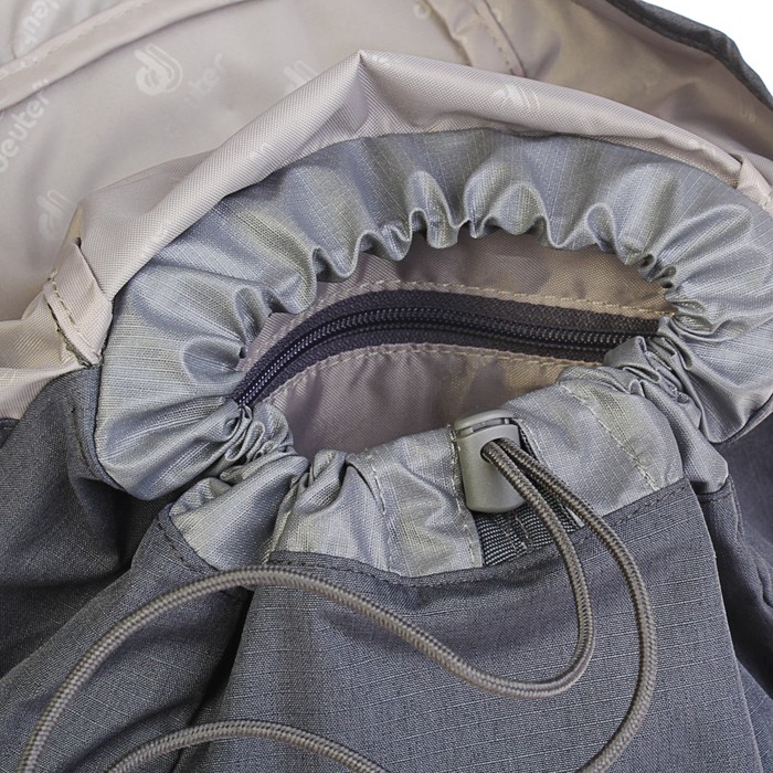 Рюкзак молодежный эргоном.спинка на кулиске с замком Deuter 46*26*19 Walker 16 чёрный