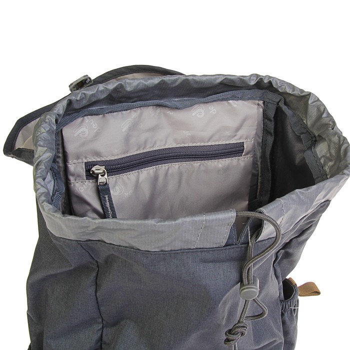 Рюкзак молодежный эргоном.спинка на кулиске с замком Deuter 46*26*19 Walker 16 чёрный