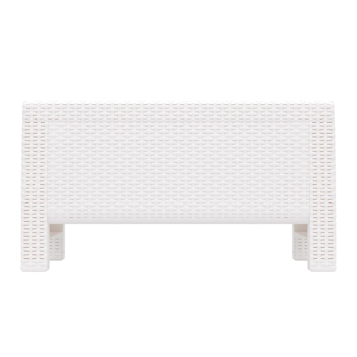 Стол "Ротанг", 76,5х57х42 см, цвет белый