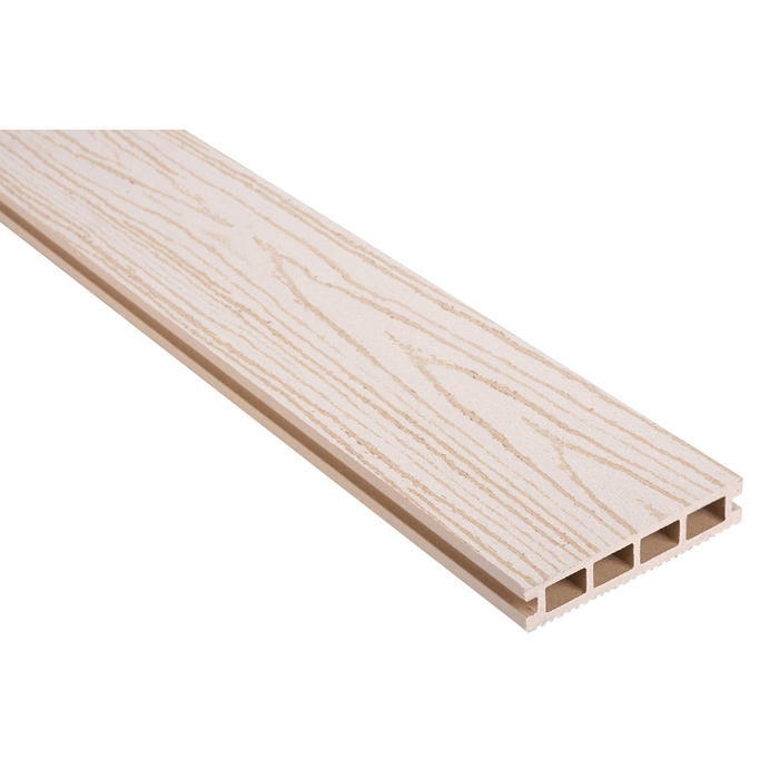 Террасная доска Alterwood, 25х136х3000 мм, цвет слоновая кость