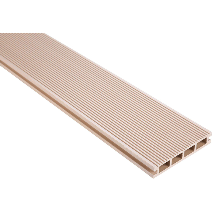 Террасная доска Alterwood, 25х136х3000 мм, цвет слоновая кость