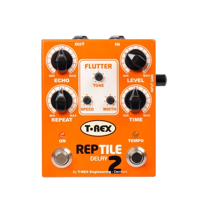 Педаль эффектов T-REX Reptile 2 Delay (Echo, Repeat, Time, Level, Tone, Speed, Width)