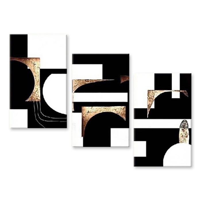 Модульная картина на стекле "Абстракция" 120*88 см