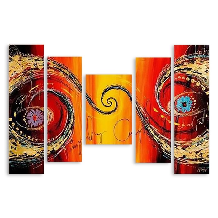 Модульная картина на стекле "Взгляд" 90*57 см