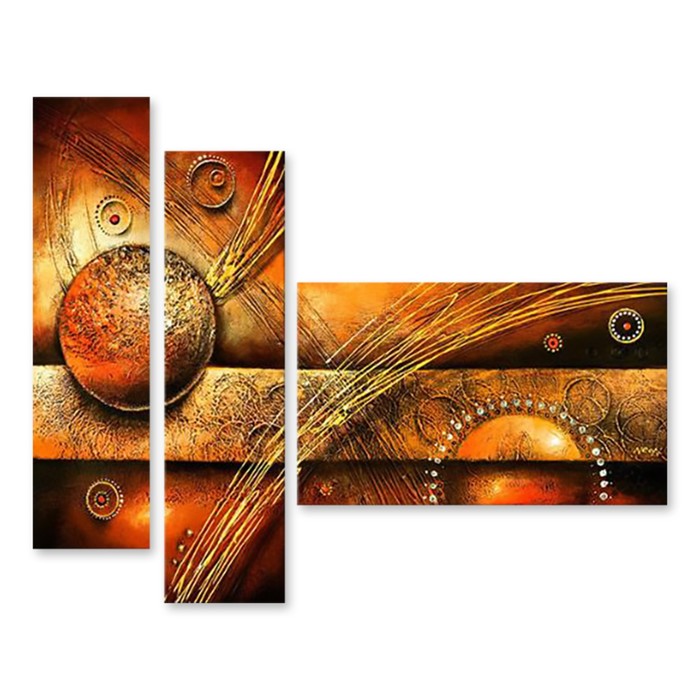 Модульная картина на стекле "Вселенная" 120*96 см