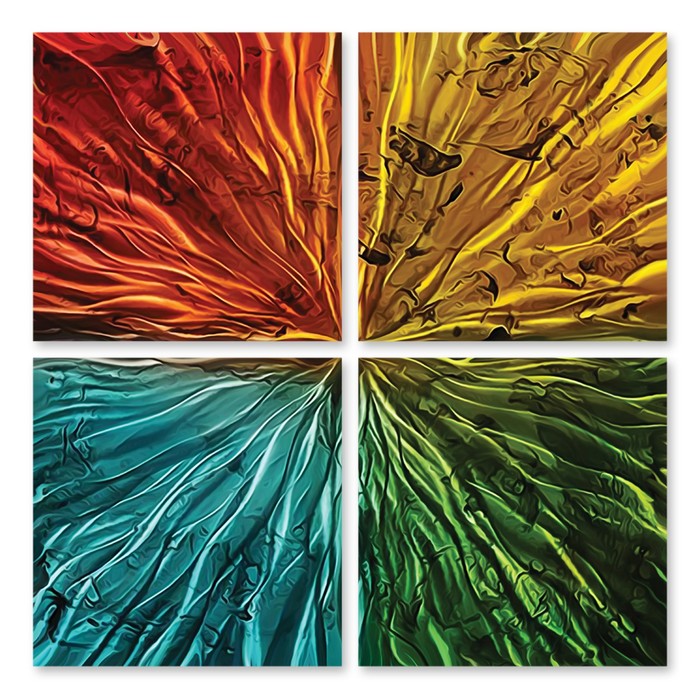 Модульная картина на стекле "Глубина" 90*90 см