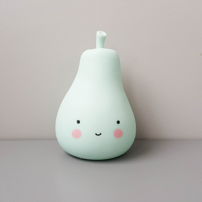 Ночник LED детский Pear, батарейки LR44 в комплекте, 14 х 9 х 9 см, мятный