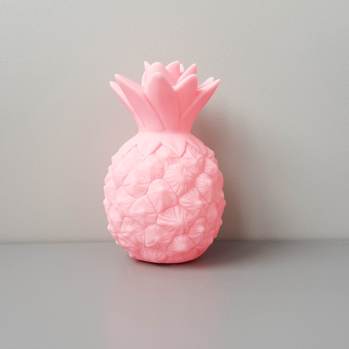Ночник LED детский Pineapple, батарейки LR44  в комплекте,15 х 9 х 9 см, розовый