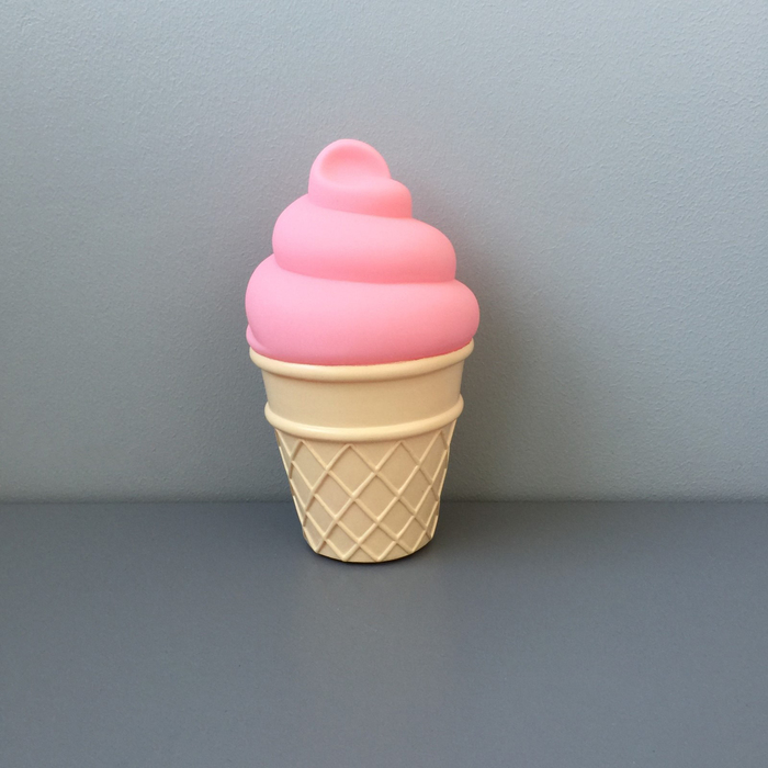 Ночник LED детский Ice Cream, батарейки LR44  в комплекте, 16 х 9 х 5 см, розовый