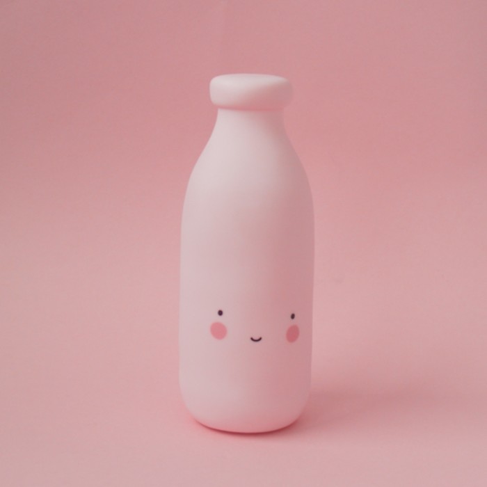 Ночник LED детский Milk, батарейки LR44  в комплекте, 18 х 7 х 7 см, розовый