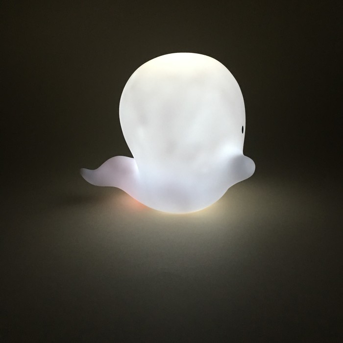 Ночник LED детский Ghost, батарейки LR44 в комплекте,14 х 13 х 12 см