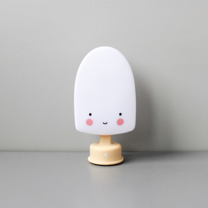 Ночник LED детский Lolly Ice Cream, батарейки LR44  в комплекте, 14 х 8 х 8 см, белый