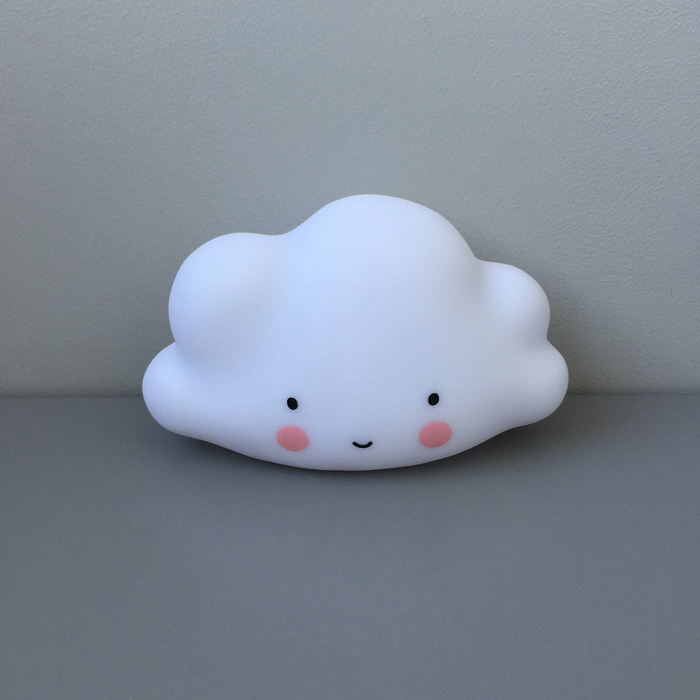Ночник LED детский Cloud, батарейки LR44  в комплекте, 16 х 10 х 9 см, белый