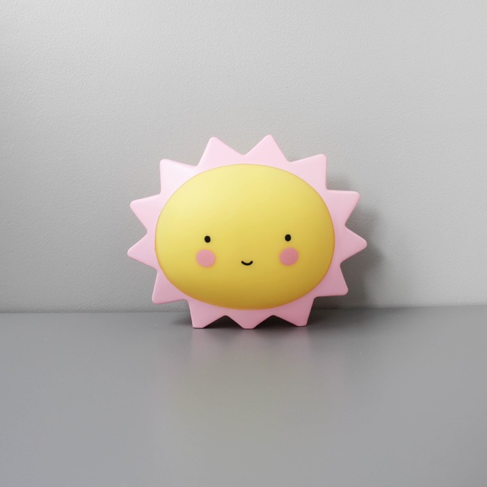 Ночник LED детский Sun, батарейки LR44  в комплекте, 17 х 14 х 8 см