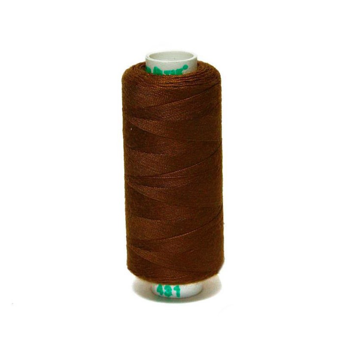 Нитка PL 40/2 400 ярд, №431 К09, цвет коричневый