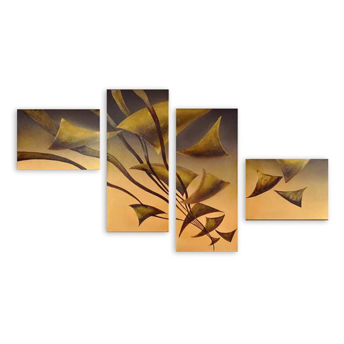 Модульная картина на стекле "Сомнение" 120*79 см