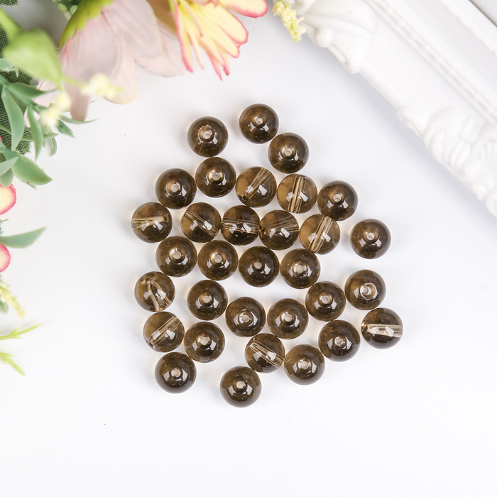 Набор бусин из натур. камня "Раотопаз" 0,8 см, 30гр (LH000194)