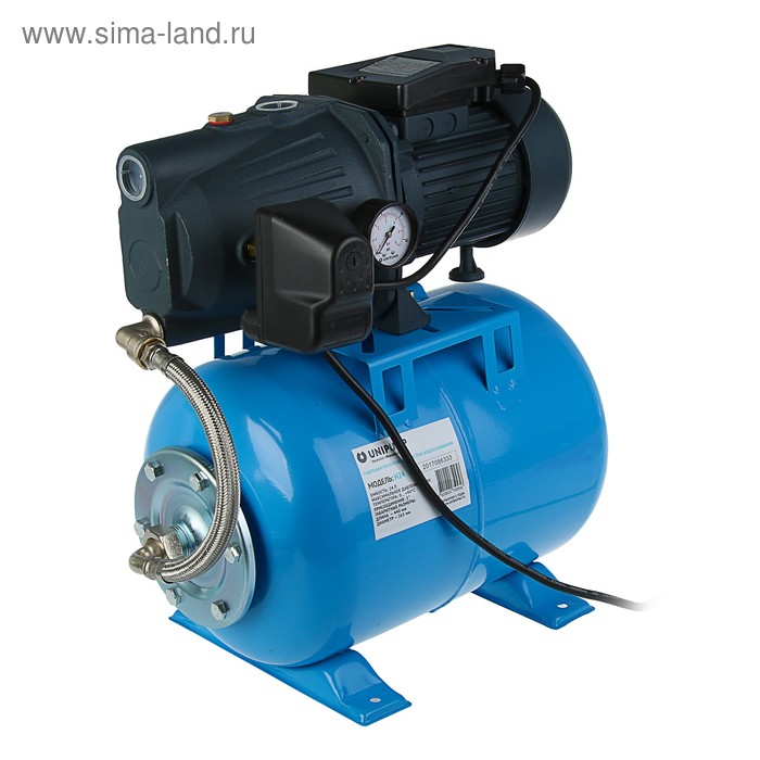 фото Насосная станция unipump auto jet 100 l, 750 вт, напор 43 м, 60 л/мин, бак 24 л