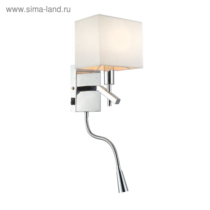 

Бра Latina 1x40Вт E14, +LED Хром 16,5x17x44 см