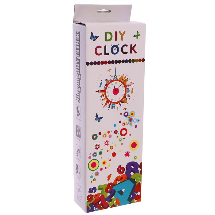 Часы-наклейка DIY с фоторамками, d=120 см, стрелки 39 см, фото 13х8.5 см, чёрные