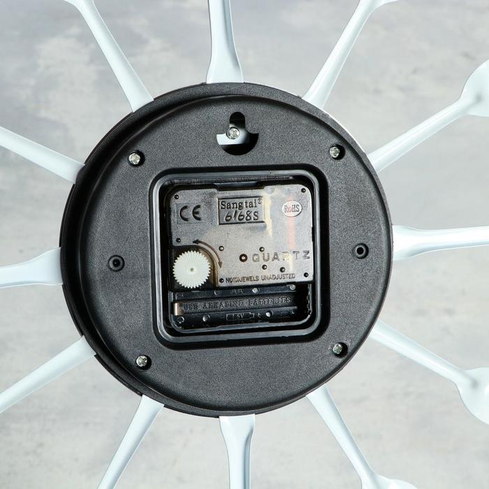 Часы настенные Столовые приборы, вилки/ложки/поварешки/шумовки был, циф-т с цифрами, d=42см