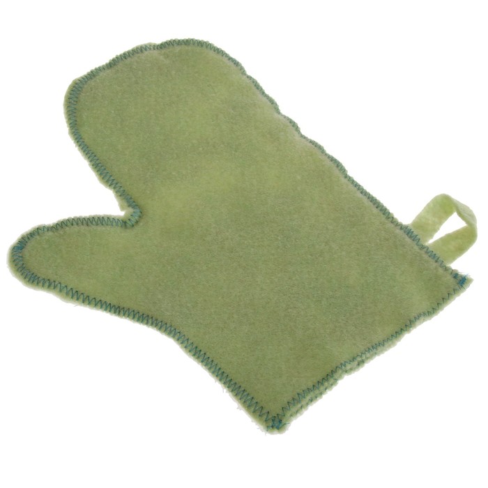 Рукавица банная тёмная ЭКОНОМ