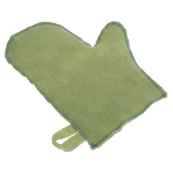 Рукавица банная тёмная ЭКОНОМ