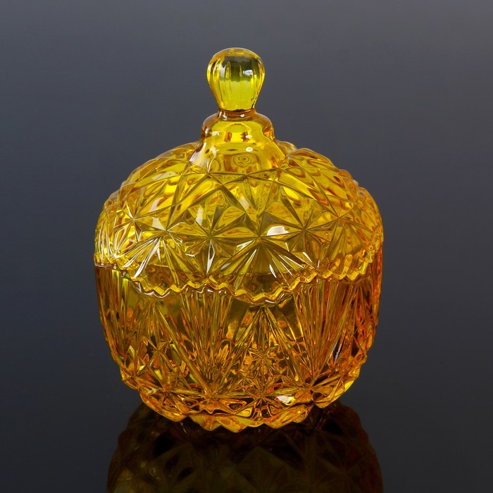 Сахарница 280 мл "Галерея", цвет желтый