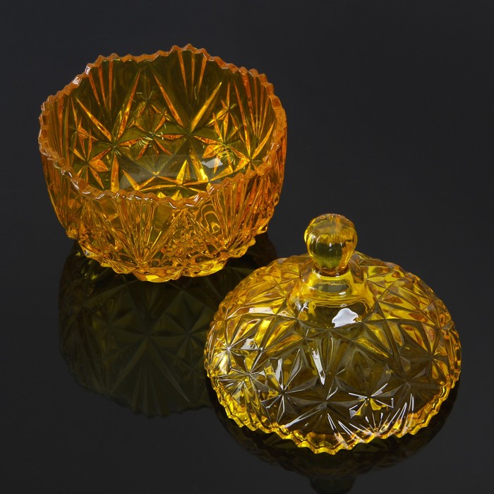 Сахарница 280 мл "Галерея", цвет желтый