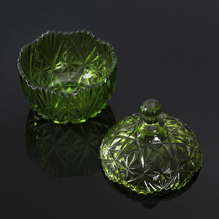 Сахарница 280 мл "Галерея", цвет зеленый