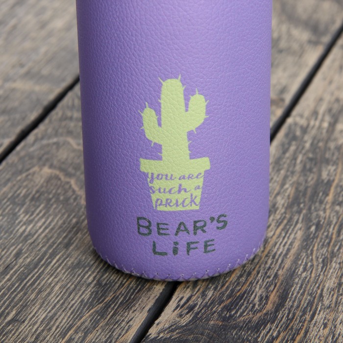 Бутылка 430 мл "Нежность", рисунок МИКС