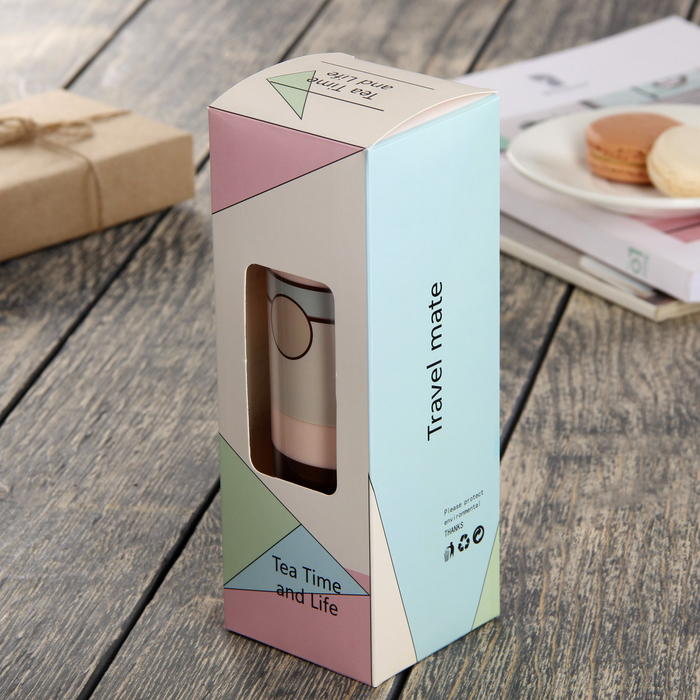 Бутылка 350 мл "Нотка", рисунок и цвета МИКС