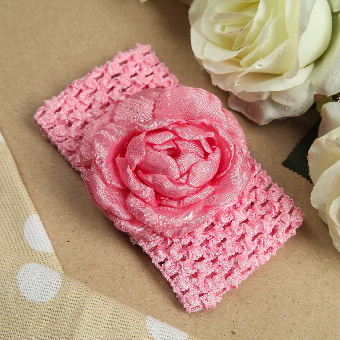 Повязка на голову "Бабочка", 15 см, микс