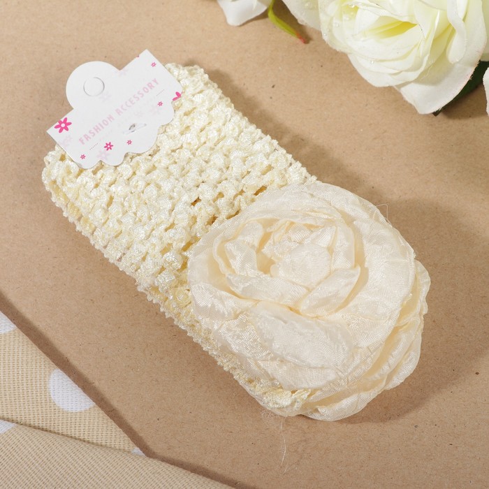 Повязка на голову "Бабочка", 15 см, микс