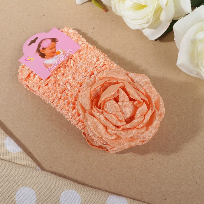 Повязка на голову "Бабочка", 15 см, микс