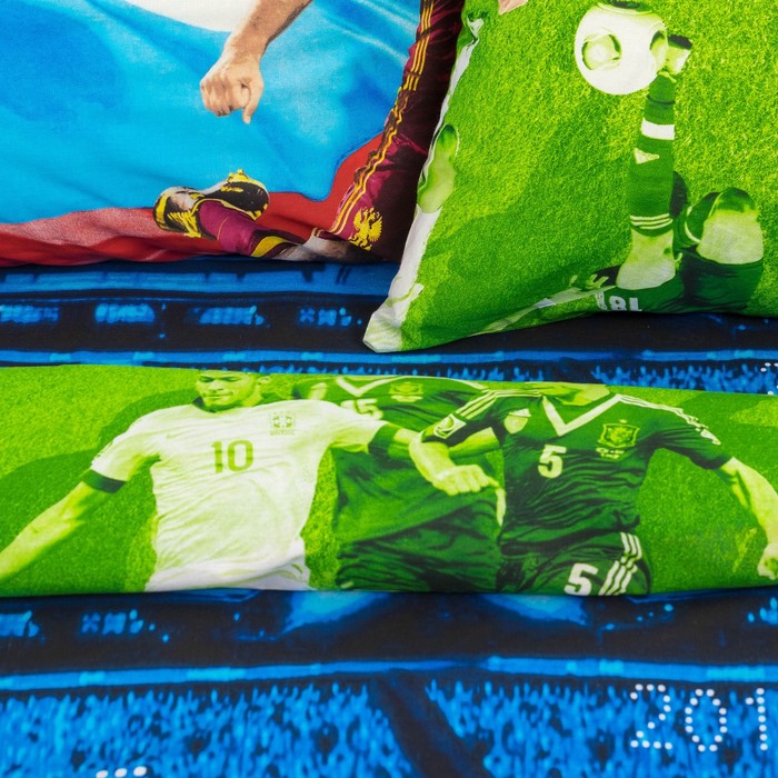 КПБ ДайПоспать Матч 147*217 см, 150*220 см, 70*70 см 2шт, хл.100%, 125 гр/м