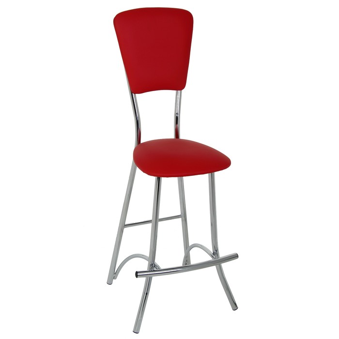 Стул барный "Кардинал", красный
