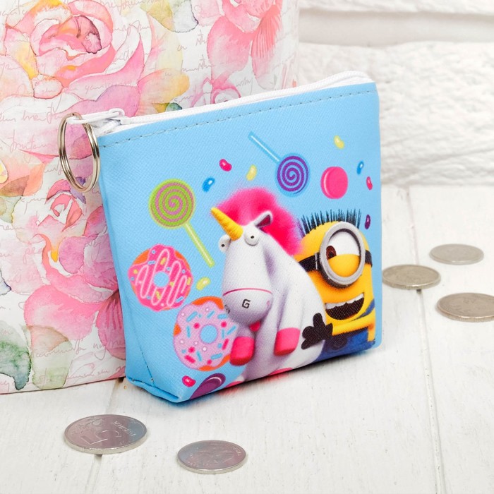 Кошелек детский "Мой единорог" Гадкий Я 11х8