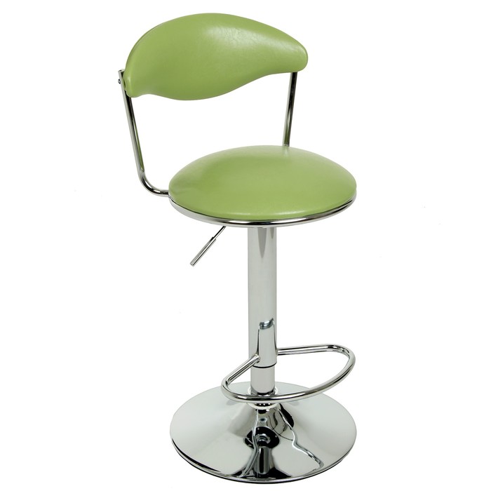 Стул барный "Джеймс" с подъемным механизмом, оливковый