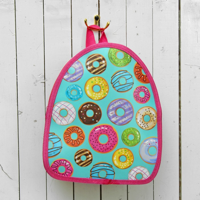 Рюкзак детский "Пончики", 21 х 25 см