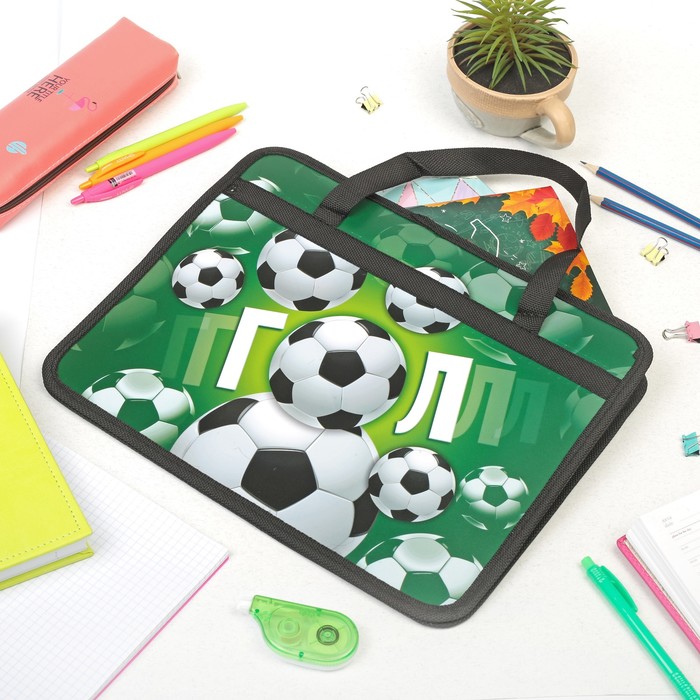 Папка с ручками "Гол" формат А4