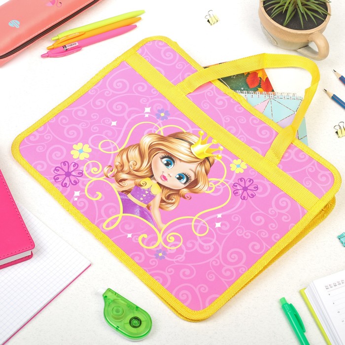 Папка с ручками "Принцесса" формат А4