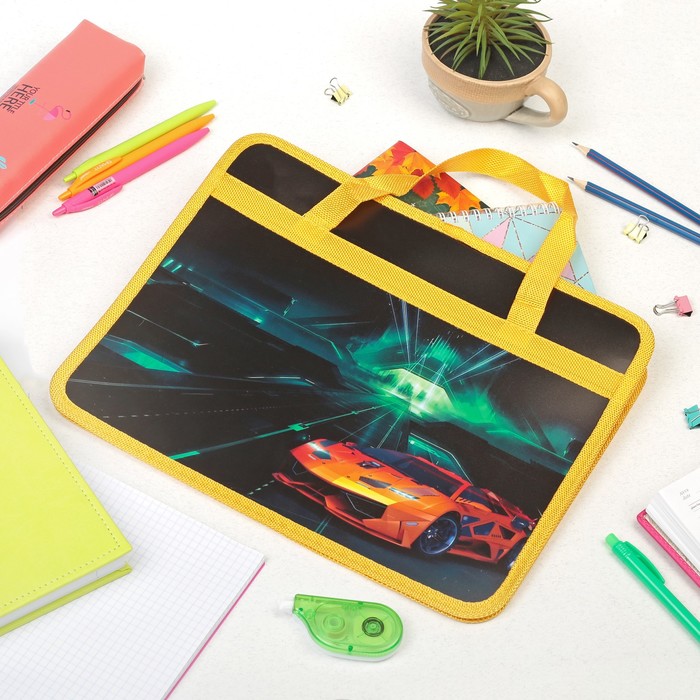 Папка с ручками "Тачка" формат А4