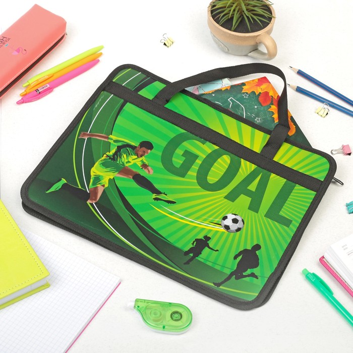 Папка с ручками "Футбол" формат А4