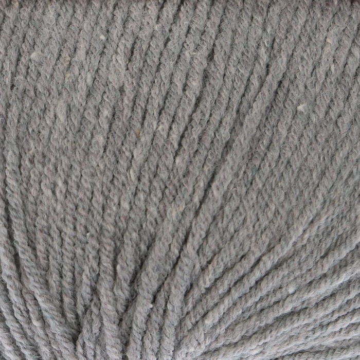 Пряжа "Milk cotton" 45% хлопок, 15% шёлк, 40% акрил, 150м/50гр (026 серый)
