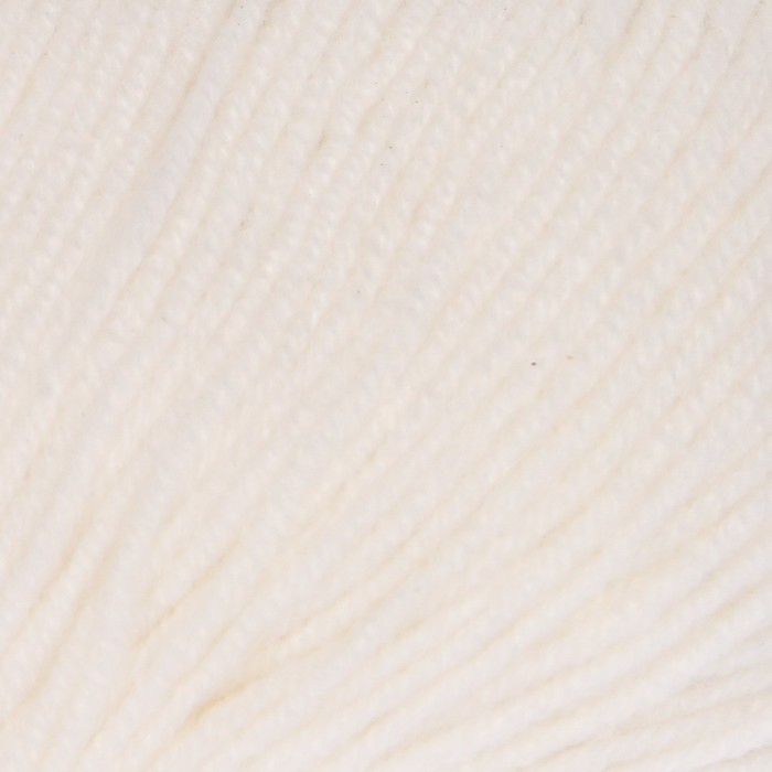 Пряжа "Баунти" 60% хлопок, 40% акрил 200м/50гр (044 белый)