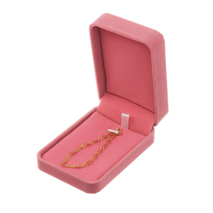 Коробочка под набор бархатная «С нежностью», 6 х 5 х 4,5 см