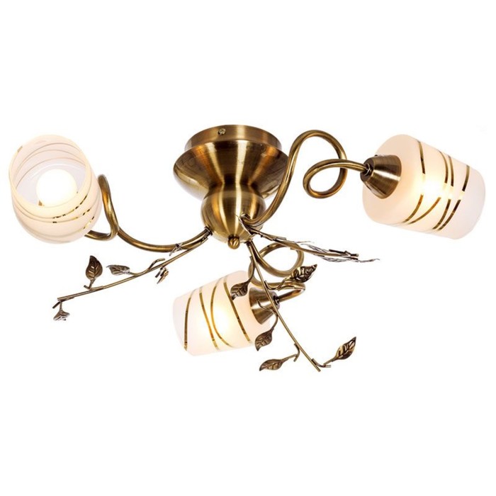 Люстра "Тенди" 3x60Вт E14 бронза 45х45х25см.