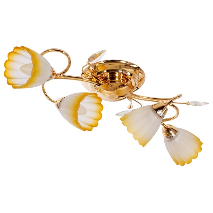 Люстра "Эсти" 4x60Вт E27 бежевый